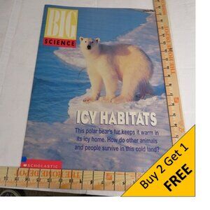 BIG SCIENCE Scholastic (almost 2 feet tall) Icy Habitats CLASSROOM SIZE